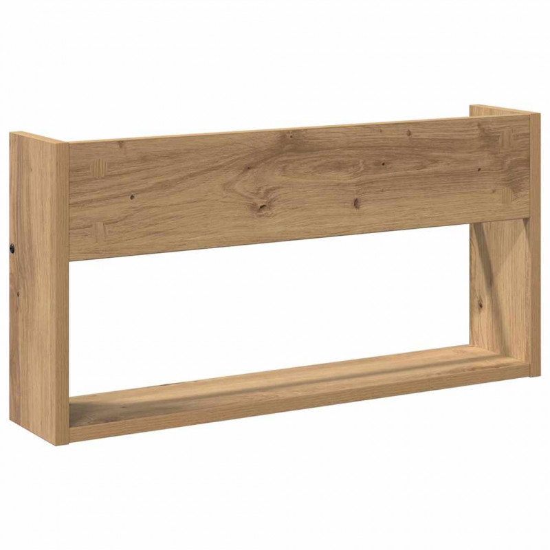 Regał na gazety z półką Dąb rzemieślniczy 60 x 12 x 30 cm