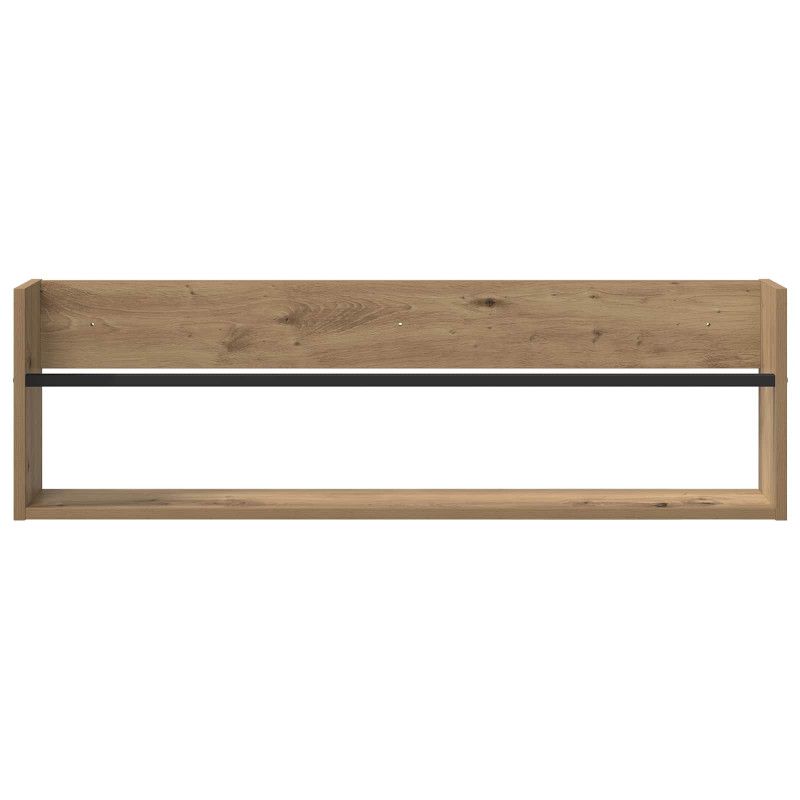 Regał na gazety 2 pcs Dąb rzemieślniczy 100 x 12 x 30 cm