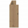 Regał na gazety 2 pcs Dąb rzemieślniczy 100 x 12 x 30 cm