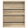 Regał na gazety z półką 2 pcs Dąb Sonoma 60 x 12 x 70 cm