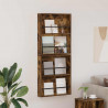 Regał na gazety z półką 2 pcs Dąb wędzony 60 x 12 x 70 cm
