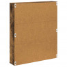 Regał na gazety z półką 2 pcs Dąb wędzony 60 x 12 x 70 cm