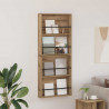 Regał na gazety z półką 2 pcs Dąb rzemieślniczy 60 x 12 x 70 cm