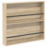 Regał na gazety z półką 2 pcs Dąb Sonoma 80 x 12 x 70 cm