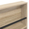 Regał na gazety z półką 2 pcs Dąb Sonoma 80 x 12 x 70 cm