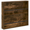 Regał na gazety z półką 2 pcs Dąb wędzony 80 x 12 x 70 cm