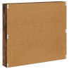 Regał na gazety z półką 2 pcs Dąb wędzony 80 x 12 x 70 cm