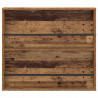 Regał na gazety z półką 2 pcs Stare drewno 80 x 12 x 70 cm