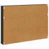 Regał na gazety z półką 2 pcs Czarny Dąb 100 x 12 x 70 cm