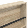 Regał na gazety z półką 2 pcs Dąb Sonoma 100 x 12 x 70 cm