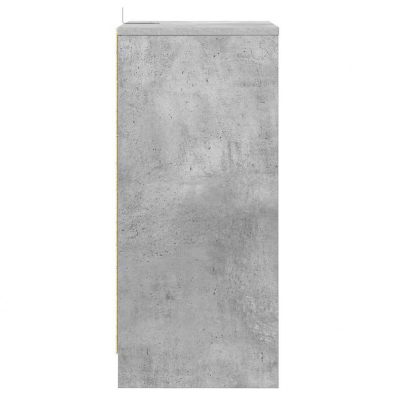 Szafki nocne z szufladą 2 pcs Betonowy szary 40 x 30 x 467 cm