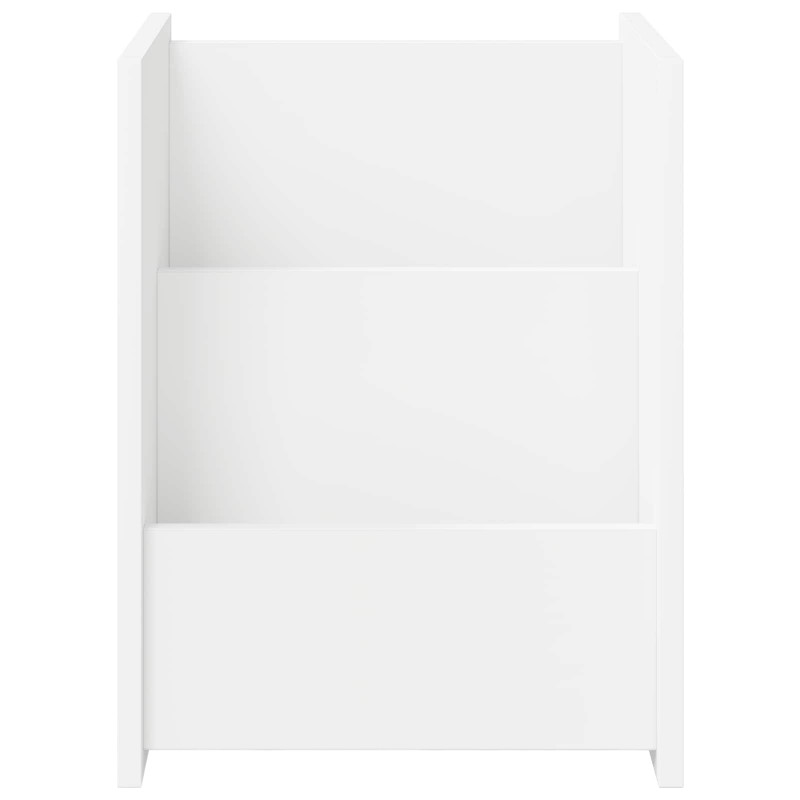Regał na gazety Biały 35 x 35 x 45 cm Materiał drewnopochodny