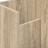 Regał na gazety z półką Dąb Sonoma 35 x 35 x 45 cm
