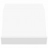 Regał na gazety Biały 53 x 40 x 28.5 cm Materiał drewnopochodny
