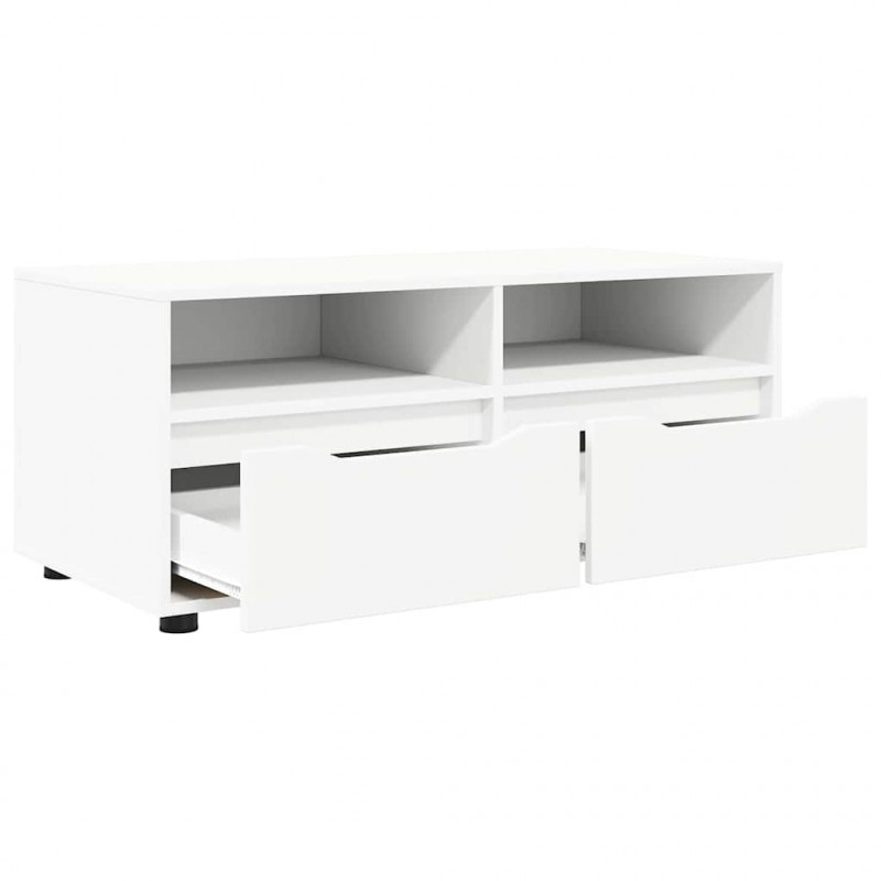 Szafka pod telewizor z szufladą Biały 100 x 48 x 43 cm