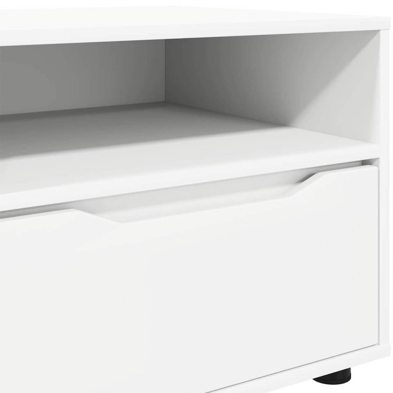 Szafka pod telewizor z szufladą Biały 100 x 48 x 43 cm