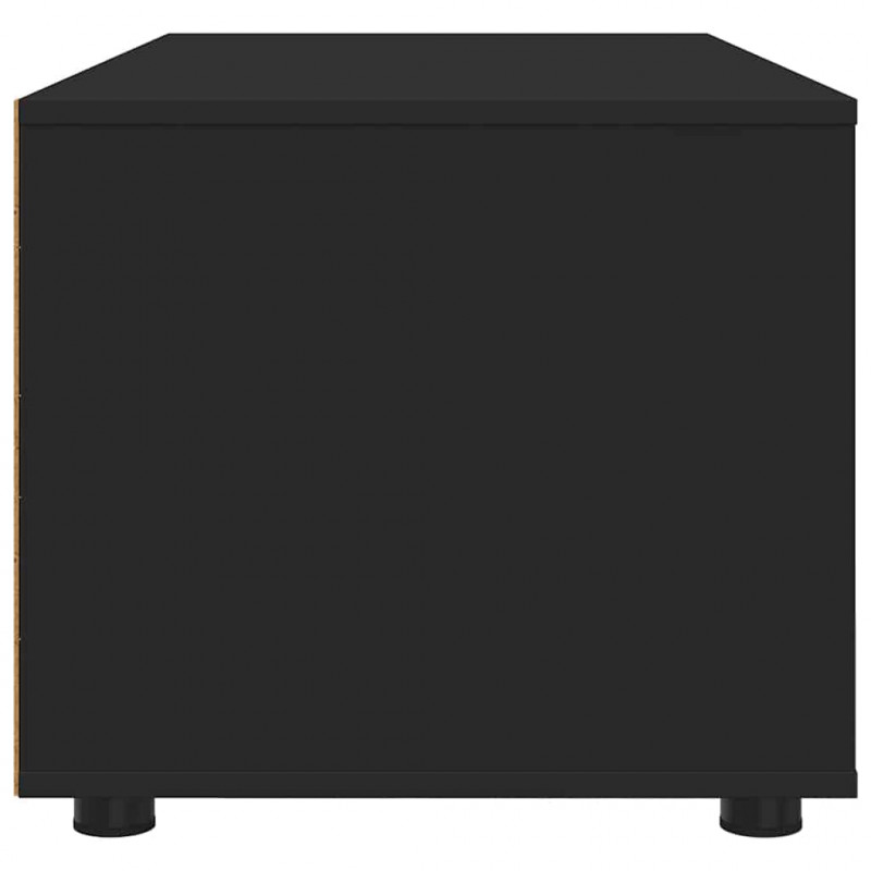 Szafka pod telewizor z szufladą Czarny 100 x 48 x 43 cm