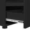 Szafka pod telewizor z szufladą Czarny 100 x 48 x 43 cm