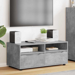 Szafka pod telewizor z szufladą Betonowy szary 100 x 48 x 43 cm