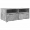 Szafka pod telewizor z szufladą Betonowy szary 100 x 48 x 43 cm