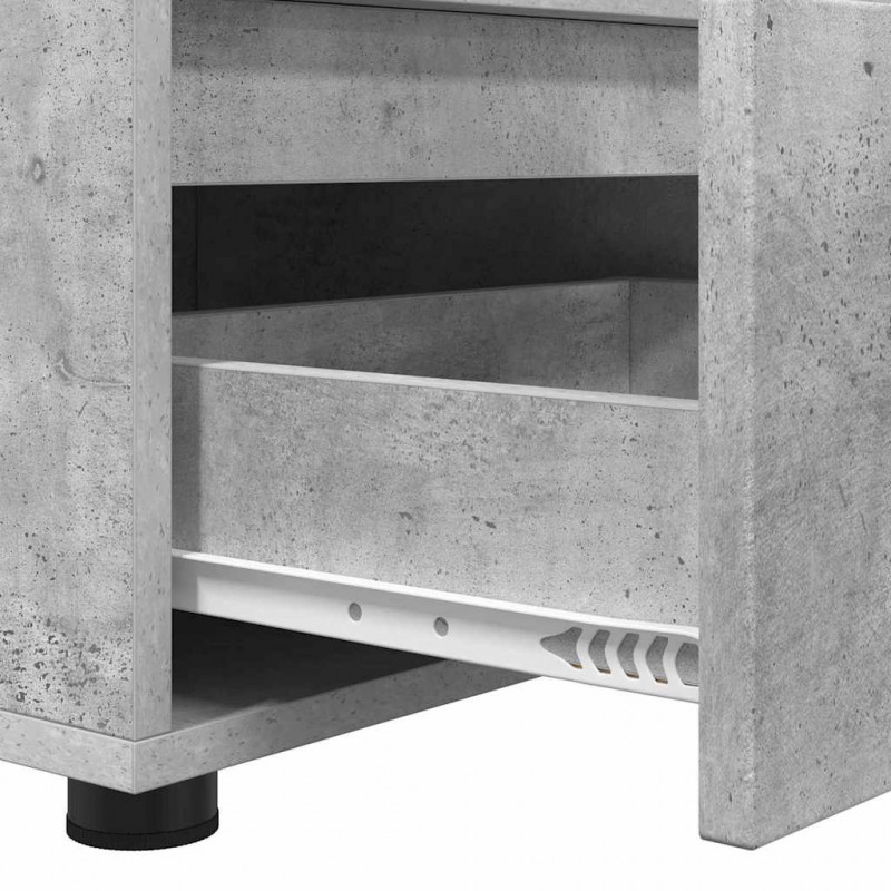 Szafka pod telewizor z szufladą Betonowy szary 100 x 48 x 43 cm
