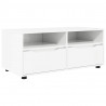 Szafka pod telewizor Wysoki połysk biały 100 x 48 x 43 cm
