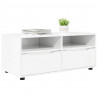 Szafka pod telewizor Wysoki połysk biały 100 x 48 x 43 cm