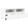 Szafka pod telewizor Wysoki połysk biały 100 x 48 x 43 cm