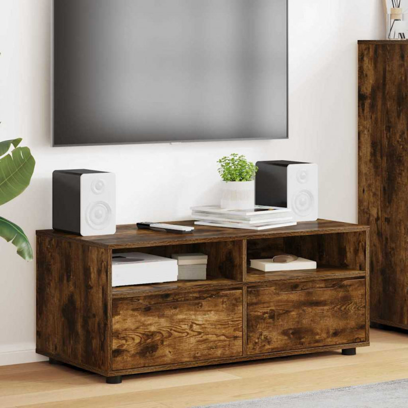 Szafka pod telewizor z szufladą Dąb wędzony 100 x 48 x 43 cm