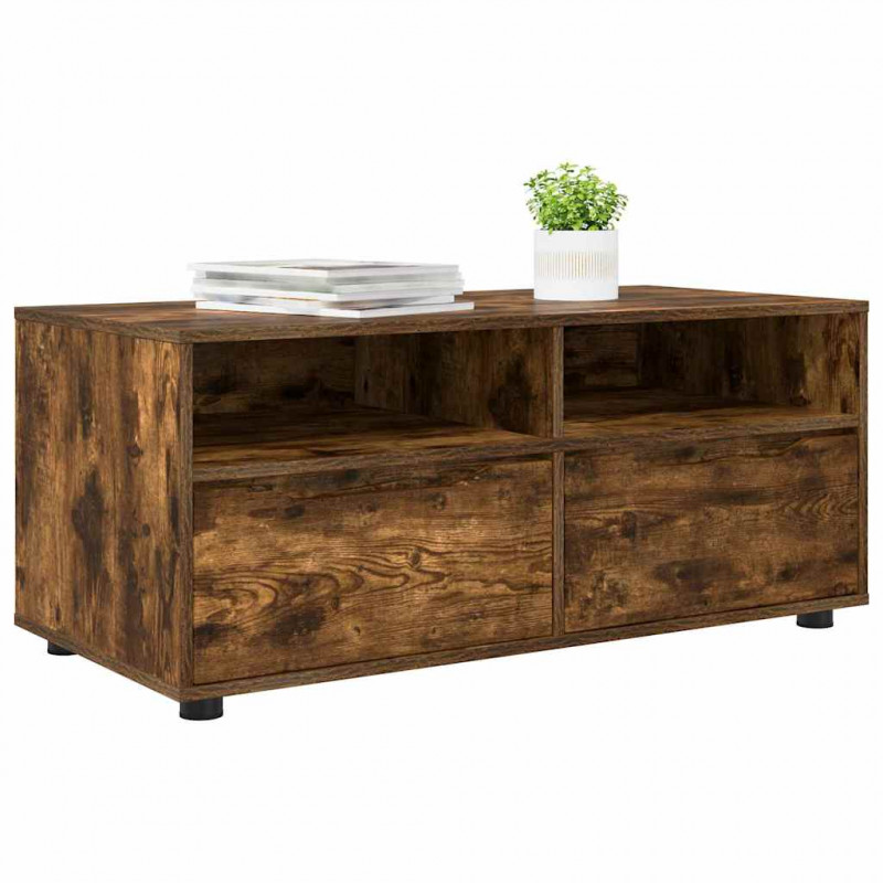 Szafka pod telewizor z szufladą Dąb wędzony 100 x 48 x 43 cm
