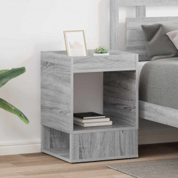 Stolik końcowy 2 pcs Szary Sonoma 40 x 40 x 56 cm
