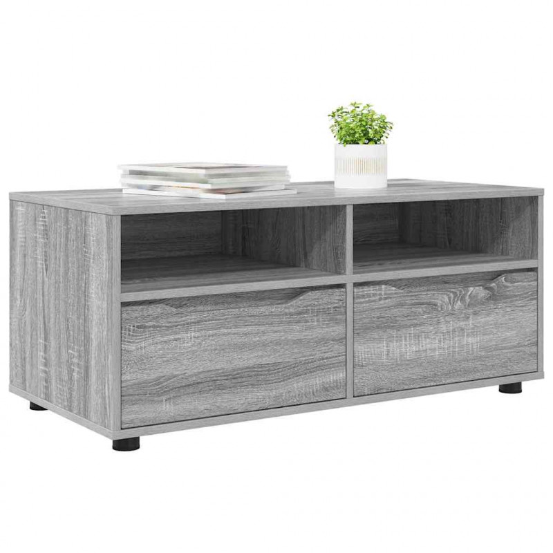 Szafka pod telewizor z szufladą Szary Sonoma 100 x 48 x 43 cm