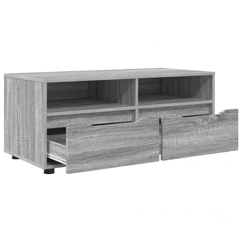 Szafka pod telewizor z szufladą Szary Sonoma 100 x 48 x 43 cm