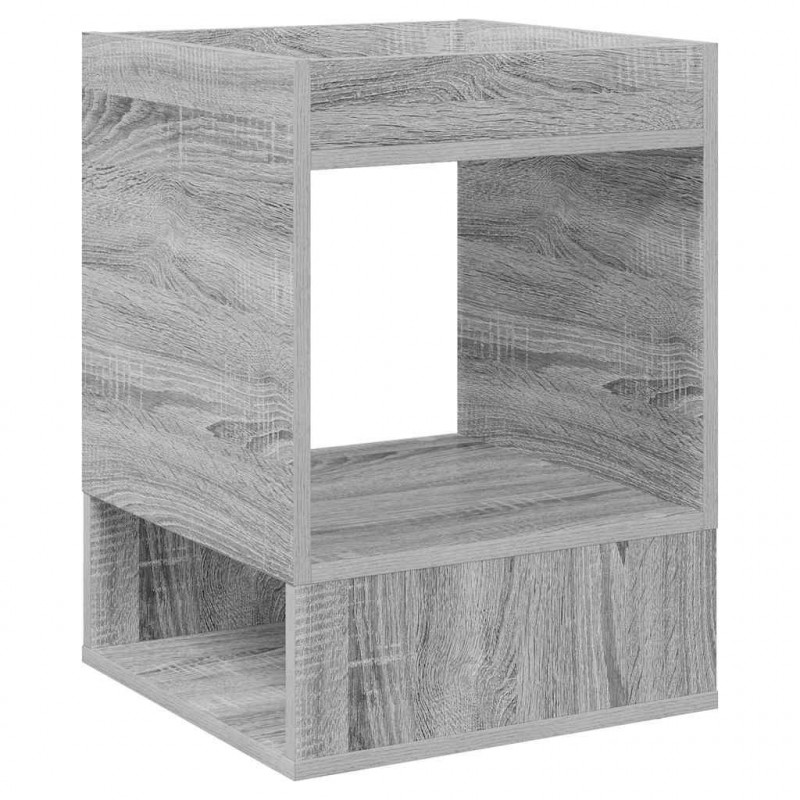 Stolik końcowy 2 pcs Szary Sonoma 40 x 40 x 56 cm