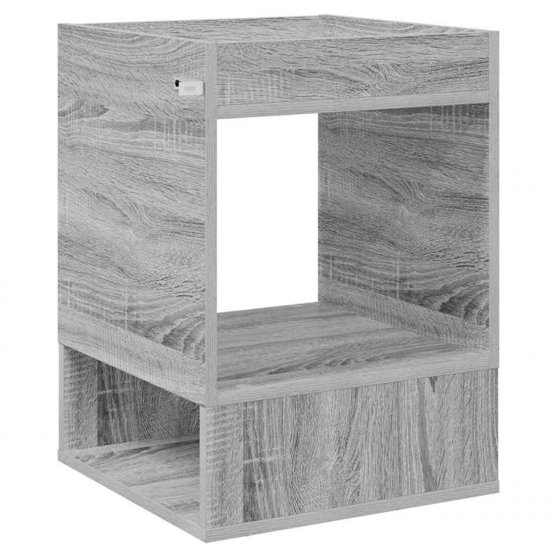 Stolik końcowy 2 pcs Szary Sonoma 40 x 40 x 56 cm