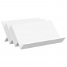 Regał na gazety Biały 65 x 53 x 28,5 cm Materiał drewnopochodny
