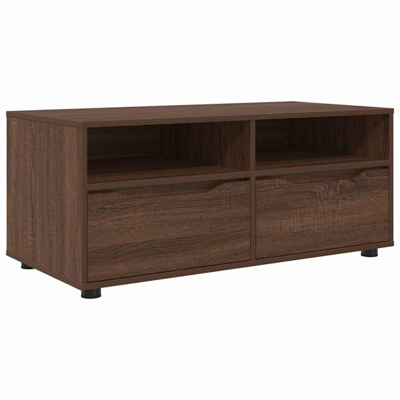 Szafka pod telewizor z szufladą Brązowy dąb 100 x 48 x 43 cm