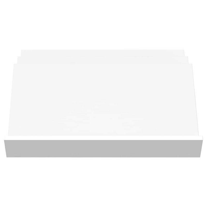 Regał na gazety Biały 65 x 53 x 28,5 cm Materiał drewnopochodny