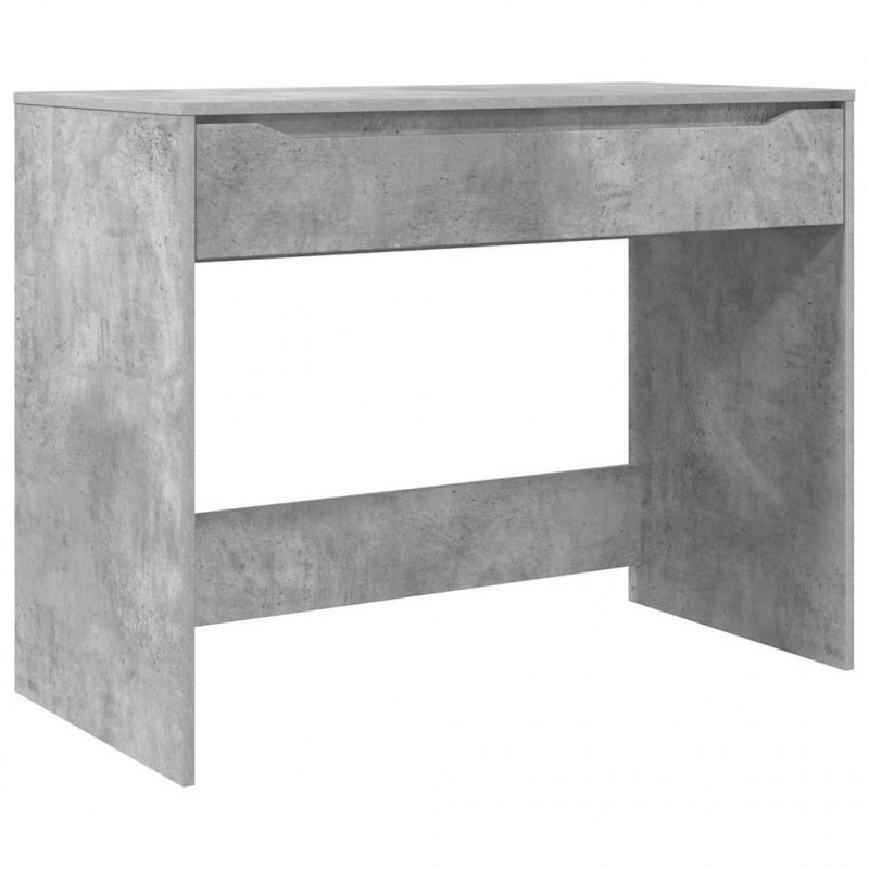 Biurko Betonowy Szary 100 x 50 x 78 cm Drewno inżynieryjne