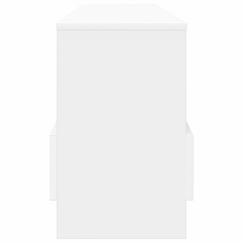 Regał na gazety Biały 102 x 30 x 45 cm