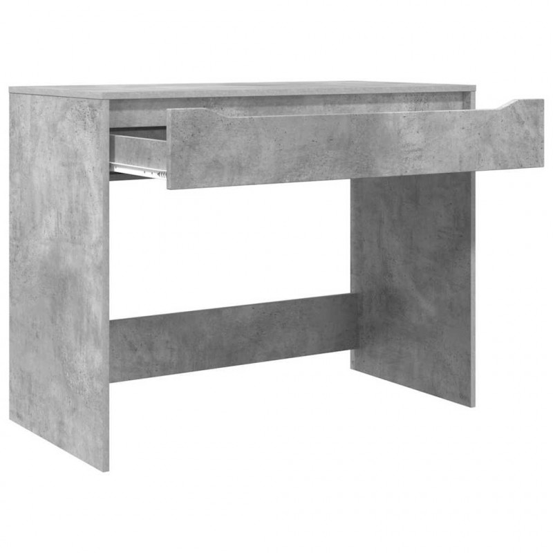 Biurko Betonowy Szary 100 x 50 x 78 cm Drewno inżynieryjne