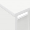 Regał na gazety Biały 102 x 30 x 45 cm