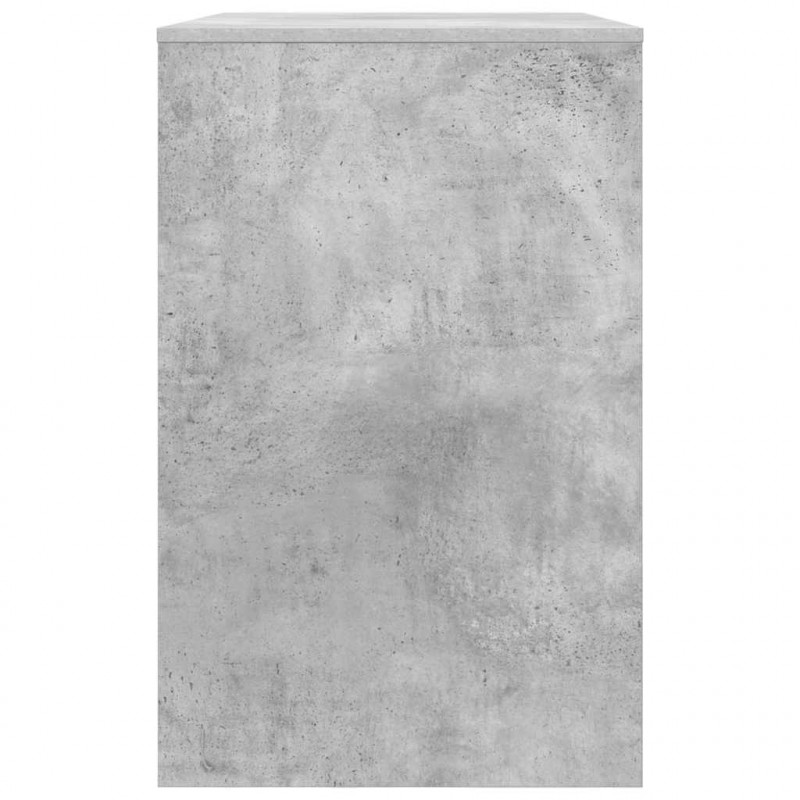 Biurko Betonowy Szary 100 x 50 x 78 cm Drewno inżynieryjne