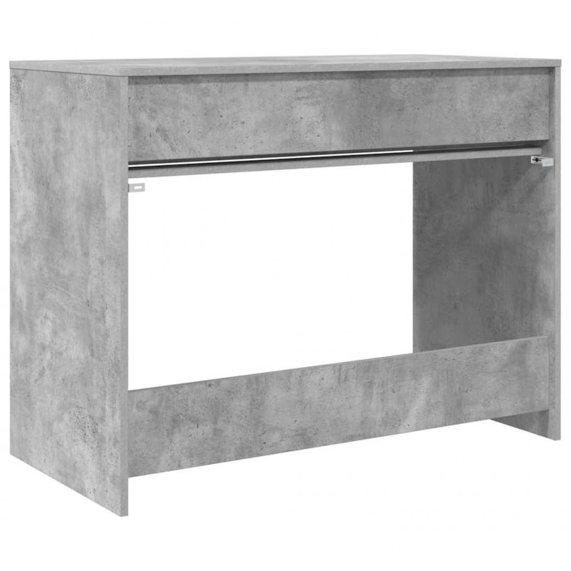Biurko Betonowy Szary 100 x 50 x 78 cm Drewno inżynieryjne