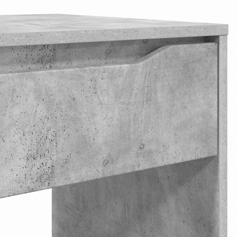 Biurko Betonowy Szary 100 x 50 x 78 cm Drewno inżynieryjne
