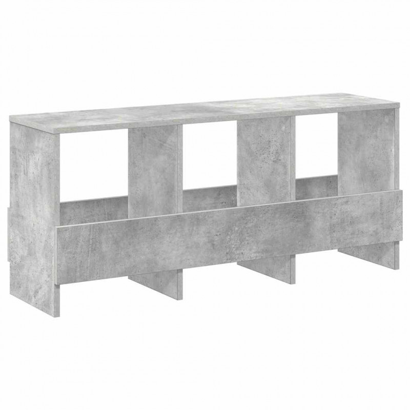 Regał na gazety Betonowy szary 102 x 30 x 45 cm