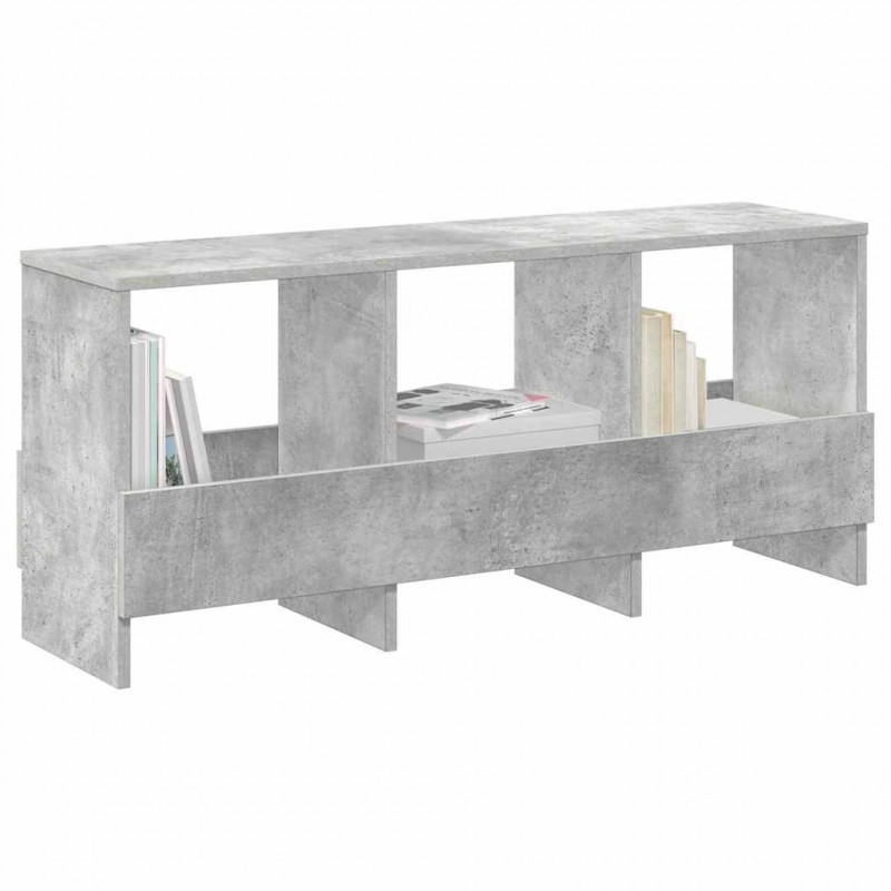 Regał na gazety Betonowy szary 102 x 30 x 45 cm