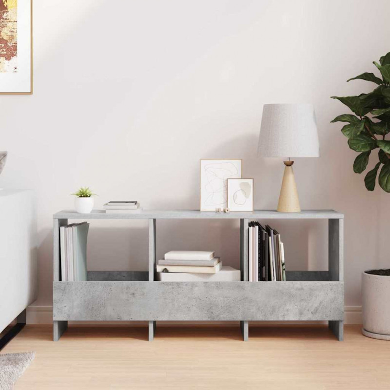 Regał na gazety Betonowy szary 102 x 30 x 45 cm