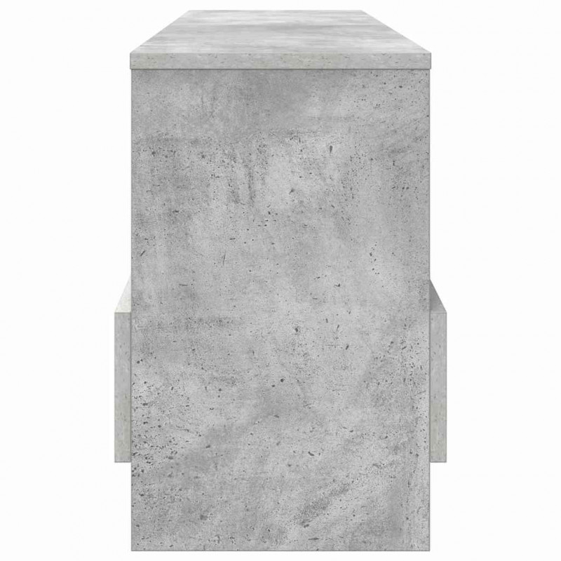 Regał na gazety Betonowy szary 102 x 30 x 45 cm