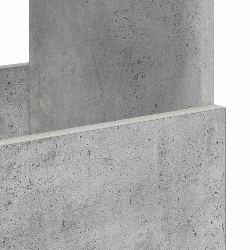 Regał na gazety Betonowy szary 102 x 30 x 45 cm